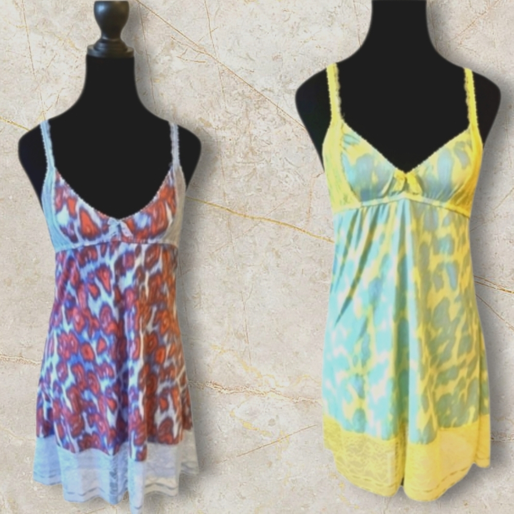 Honeydew Lingerie Set Of (2) NWOT Large Animal Print